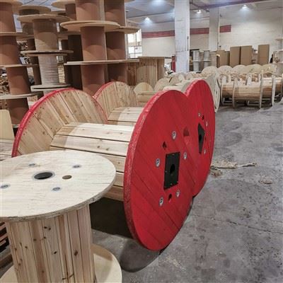 Bobines de cable de fusta